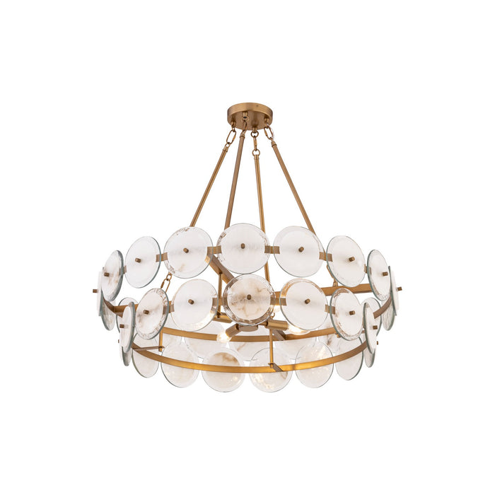 Minka-Lavery - 12855-732 - Four Light Pendant - Kintrel - Legacy Brass