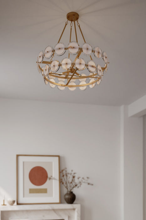 Minka-Lavery - 12855-732 - Four Light Pendant - Kintrel - Legacy Brass