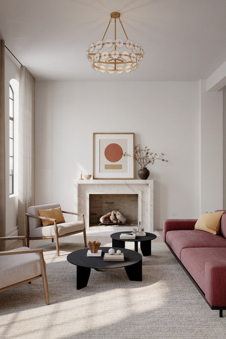 Minka-Lavery - 12855-732 - Four Light Pendant - Kintrel - Legacy Brass