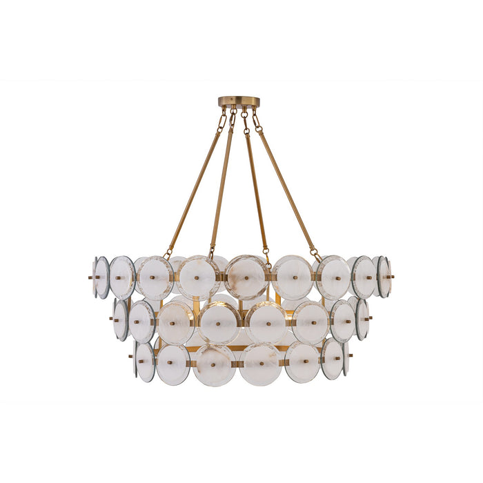 Minka-Lavery - 12856-732 - Six Light Pendant - Kintrel - Legacy Brass