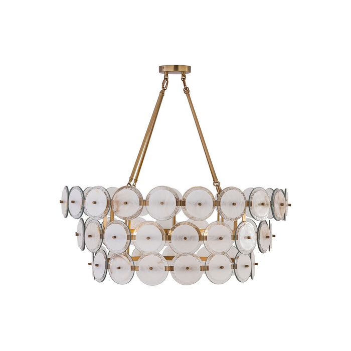 Minka-Lavery - 12856-732 - Six Light Pendant - Kintrel - Legacy Brass
