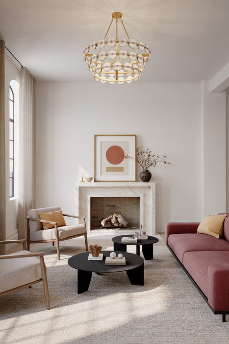 Minka-Lavery - 12856-732 - Six Light Pendant - Kintrel - Legacy Brass