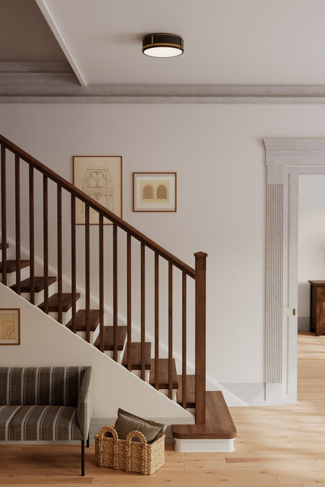 Minka-Lavery - 14225-855-L - LED Flush Mount - Lynca - Legacy Brass