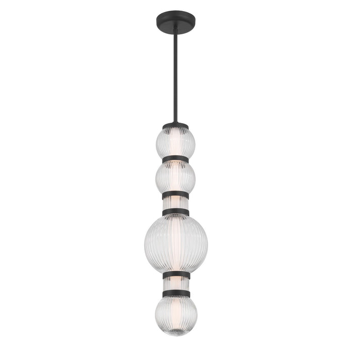 Minka-Lavery - 15030-899-L - LED Mini Pendant - Cordel - Dark Matte Black