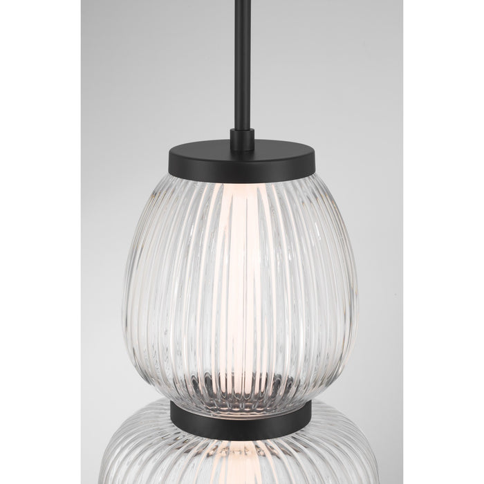 Minka-Lavery - 15035-899-L - LED Mini Pendant - Cordel - Dark Matte Black