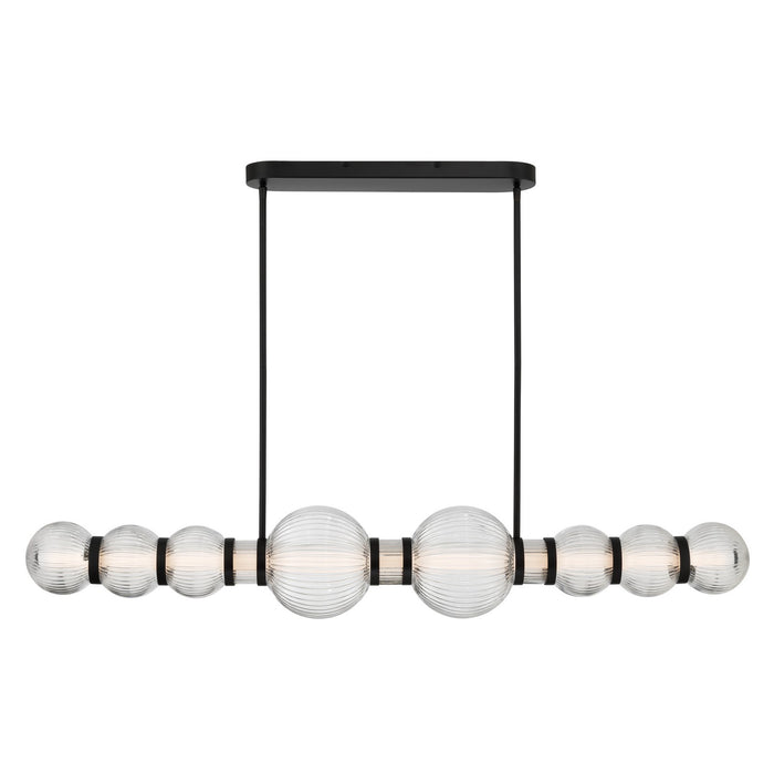 Minka-Lavery - 15037-899-L - LED Linear Chandelier - Cordel - Dark Matte Black