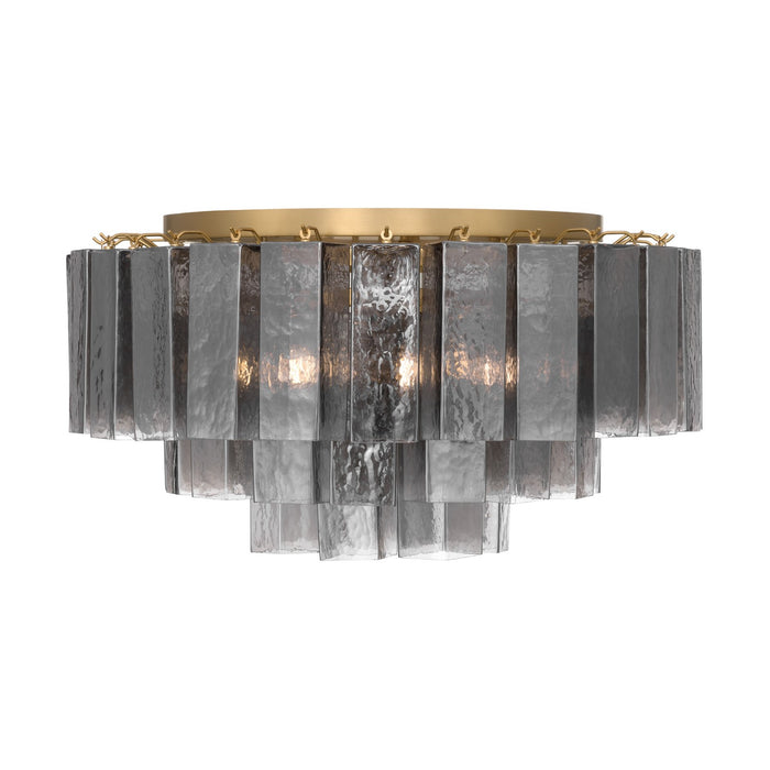 Metropolitan - N3145-GS-732 - Seven Light Flush Mount - Torvento - Legacy Brass