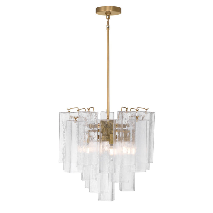 Metropolitan - N3146-732 - Six Light Pendant - Torvento - Legacy Brass
