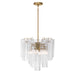 Metropolitan - N3146-732 - Six Light Pendant - Torvento - Legacy Brass