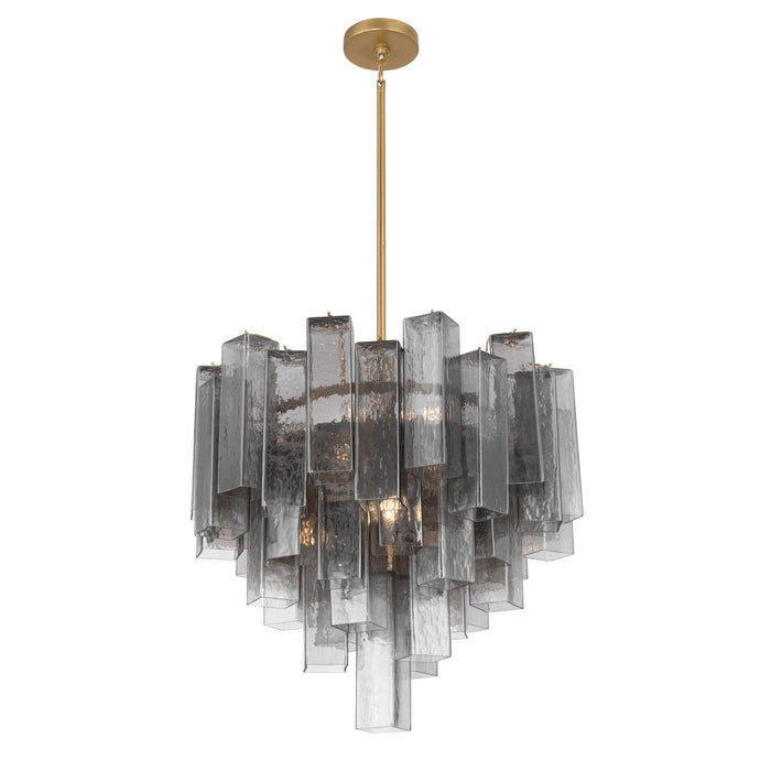 Metropolitan - N3148-GS-732 - Nine Light Pendant - Torvento - Legacy Brass