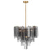 Metropolitan - N3148-GS-732 - Nine Light Pendant - Torvento - Legacy Brass