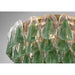 Metropolitan - N3476-G-732 - Six Light Flush Mount - Verla Crest - Legacy Brass