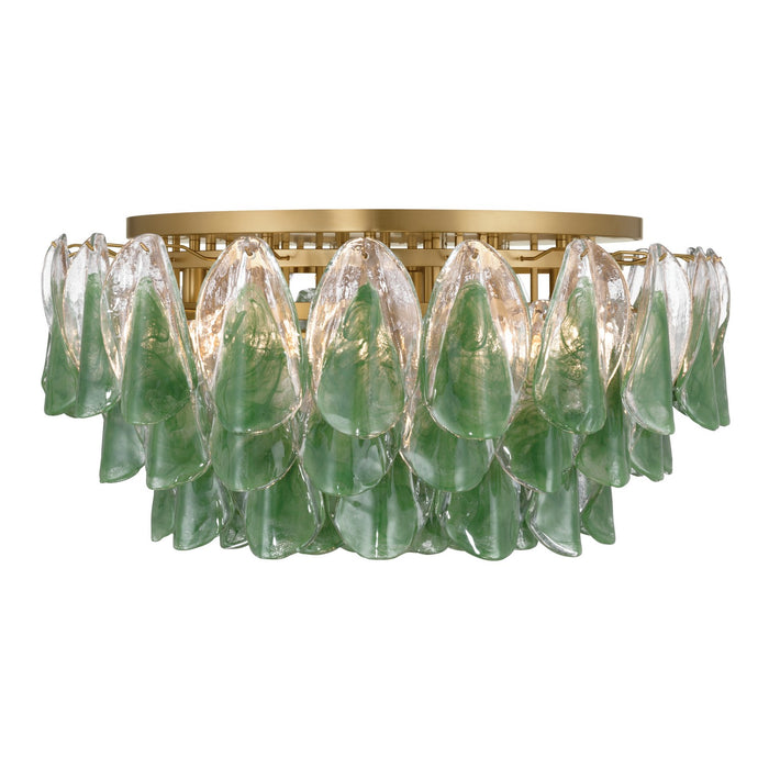 Metropolitan - N3477-G-732 - 11 Light Flush Mount - Verla Crest - Legacy Brass