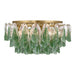 Metropolitan - N3477-G-732 - 11 Light Flush Mount - Verla Crest - Legacy Brass