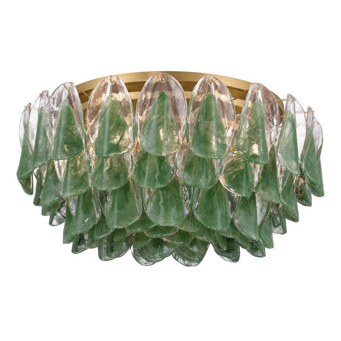 Metropolitan - N3477-G-732 - 11 Light Flush Mount - Verla Crest - Legacy Brass