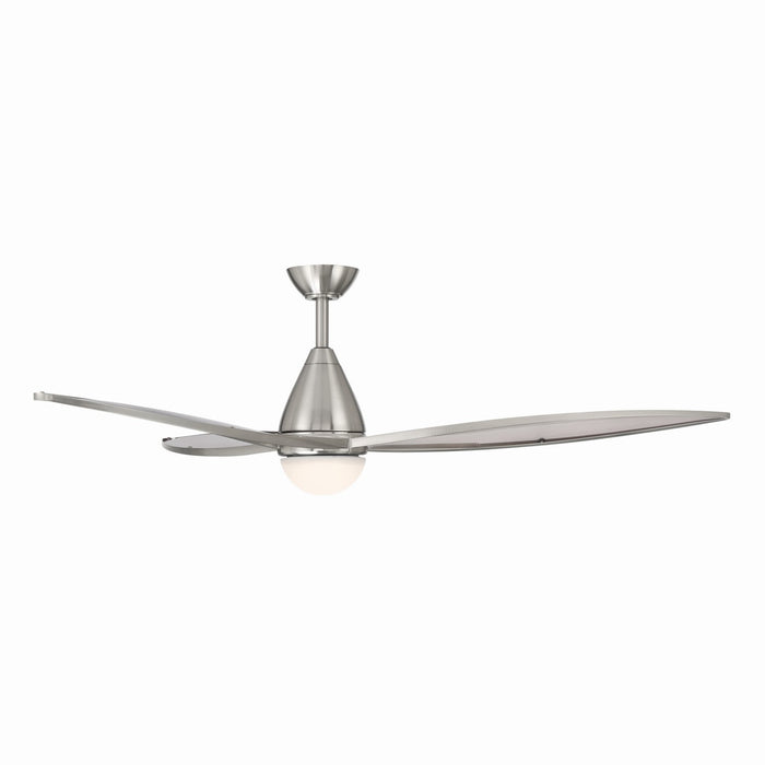 Minka Aire - F757L-BN - 64" Ceiling Fan - Fleur - Brushed Nickel