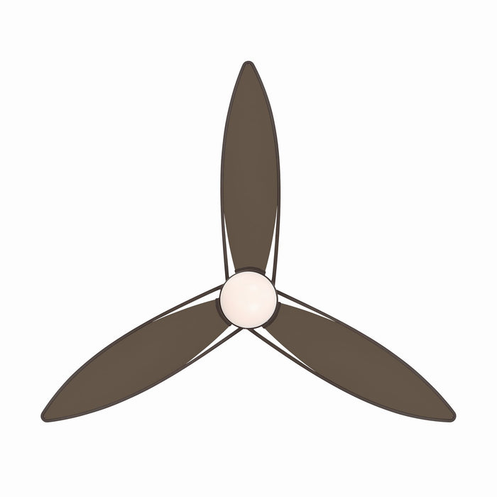 Minka Aire - F757L-HBR/DB - 64" Ceiling Fan - Fleur - Heritage Brass