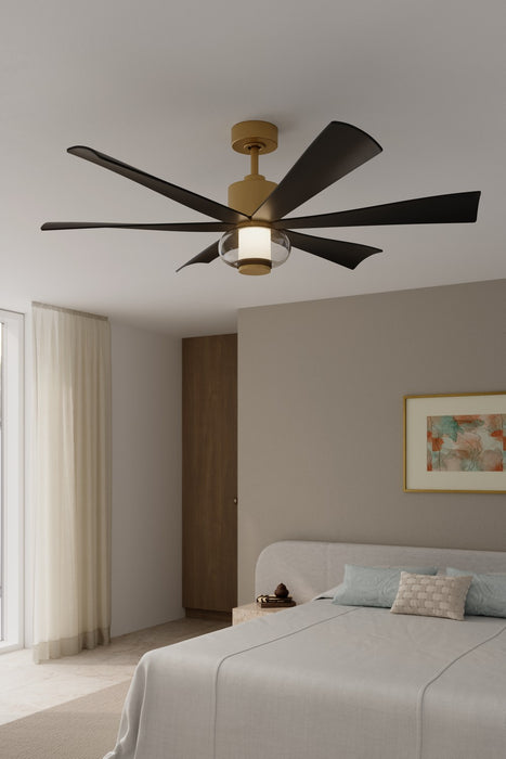 Minka Aire - F761L-LBR/CL - 56" Ceiling Fan - Veyra - Legacy Brass