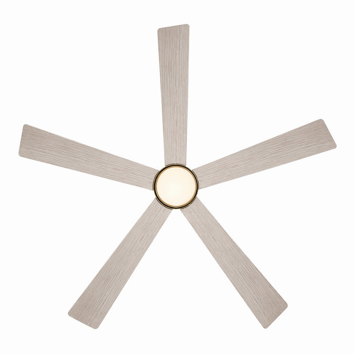 Minka Aire - F766L-HBR/WCD - 54" Ceiling Fan - Oovin - Heritage Brass
