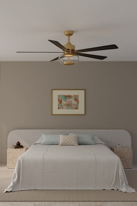 Minka Aire - F769L-HBR/CL - 60" Ceiling Fan - Ligero - Heritage Brass