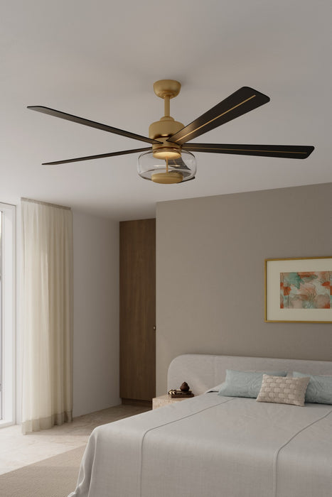 Minka Aire - F769L-HBR/CL - 60" Ceiling Fan - Ligero - Heritage Brass
