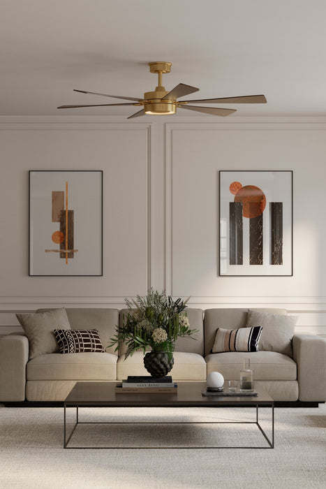 Minka Aire - F773L-HBR/DO - 60" Ceiling Fan - Brenix - Heritage Brass