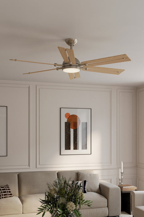Minka Aire - F779L-BN/WTO - 56" Ceiling Fan - Allegata - Brushed Nickel