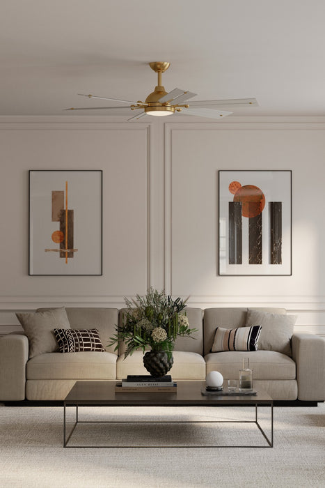 Minka Aire - F779L-HBR/ALW - 56" Ceiling Fan - Allegata - Heritage Brass