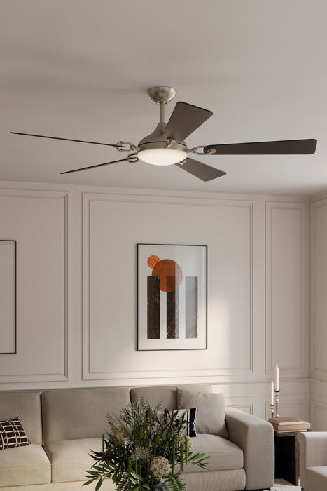 Minka Aire - F783L-BN/CL - 65" Ceiling Fan - Cadena - Brushed Nickel