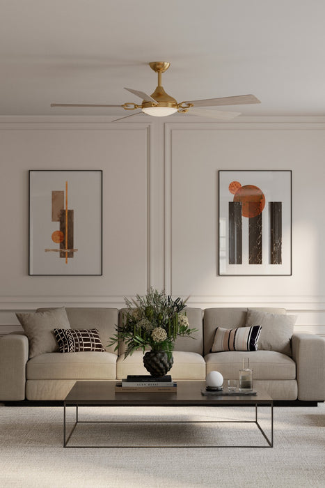 Minka Aire - F783L-HBR/WCD - 65" Ceiling Fan - Cadena - Heritage Brass