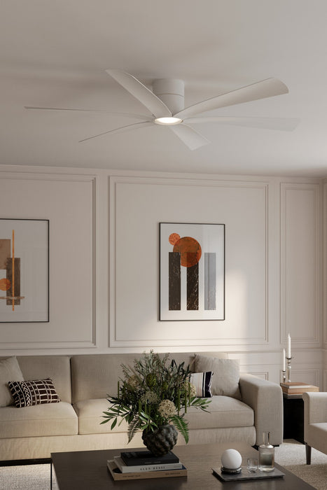 Minka Aire - F785L-ALW - 65" Ceiling Fan - Brisano - Alabaster White