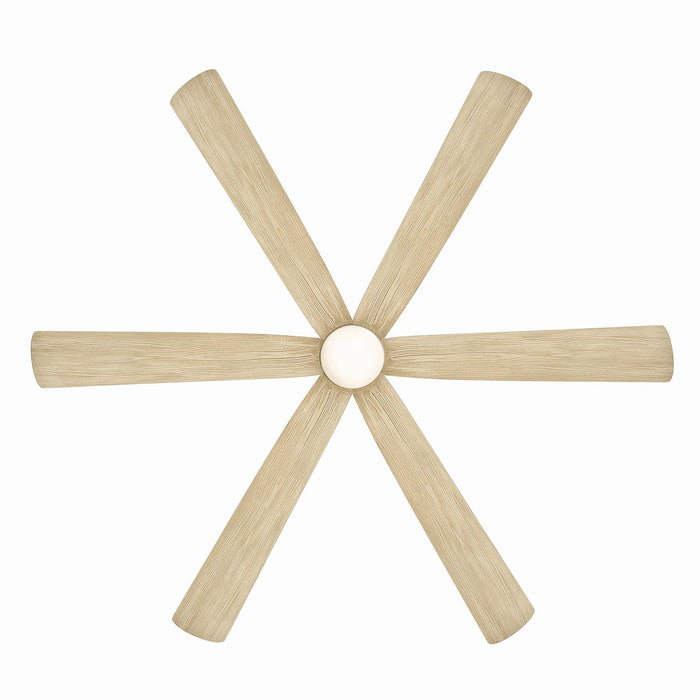 Minka Aire - F785L-WTO - 65" Ceiling Fan - Brisano - White Oak