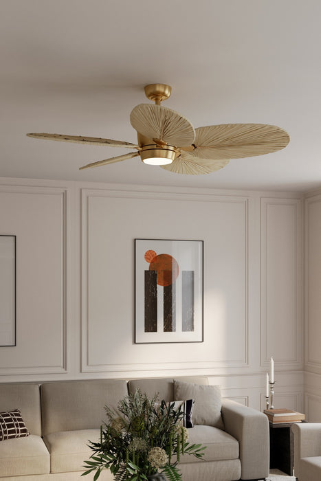 Minka Aire - F798L-HBR/NPL - 60" Ceiling Fan - Portesa - Heritage Brass