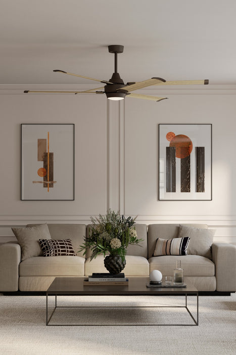 Minka Aire - F893L-DB/WTO - 72" Ceiling Fan - Soarin - Dark Bronze