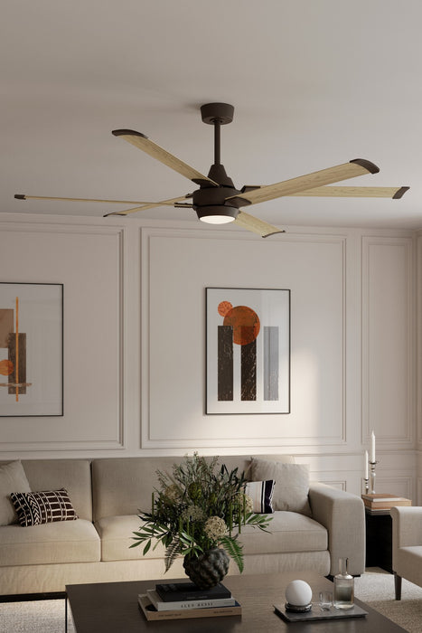 Minka Aire - F893L-DB/WTO - 72" Ceiling Fan - Soarin - Dark Bronze