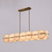 Arabela Lighting - 85124-8 - Eight Light Linear Chandelier - Tallulah - Lacquered Gold