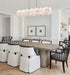 Arabela Lighting - 85124-8 - Eight Light Linear Chandelier - Tallulah - Lacquered Gold
