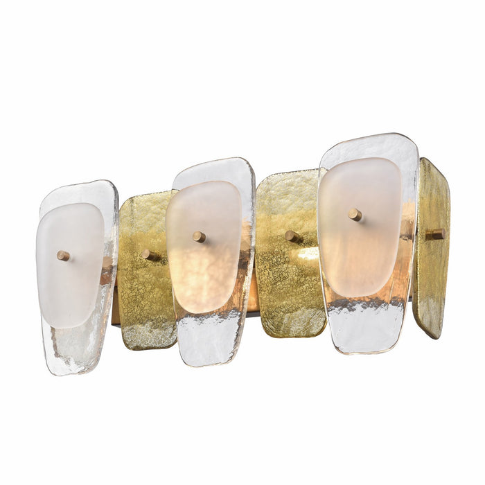 Arabela Lighting - 85205-2 - Two Light Vanity - Strata - Lacquered Gold