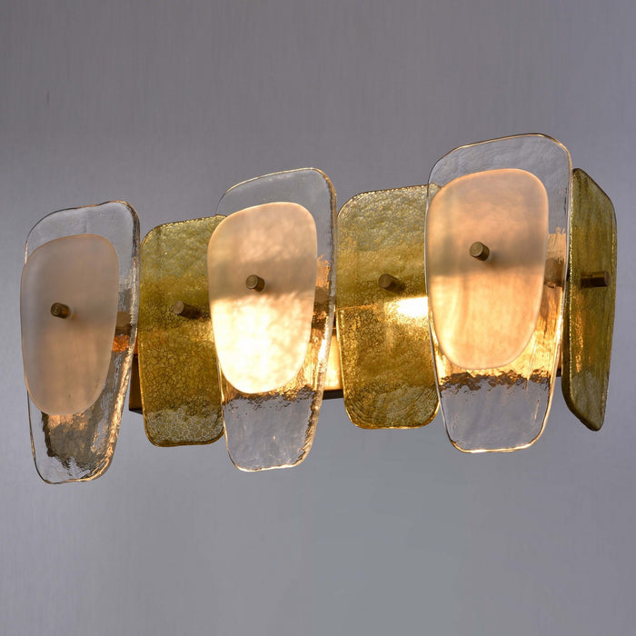 Arabela Lighting - 85205-2 - Two Light Vanity - Strata - Lacquered Gold