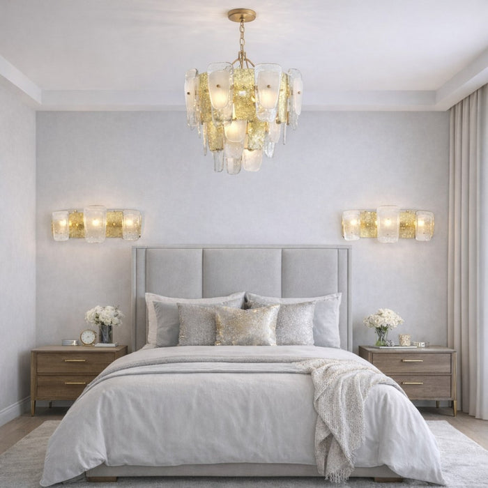 Arabela Lighting - 85205-2 - Two Light Vanity - Strata - Lacquered Gold