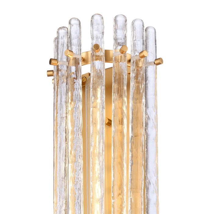 Arabela Lighting - 85106-1 - One Light Vanity - Icicles - Satin Brass