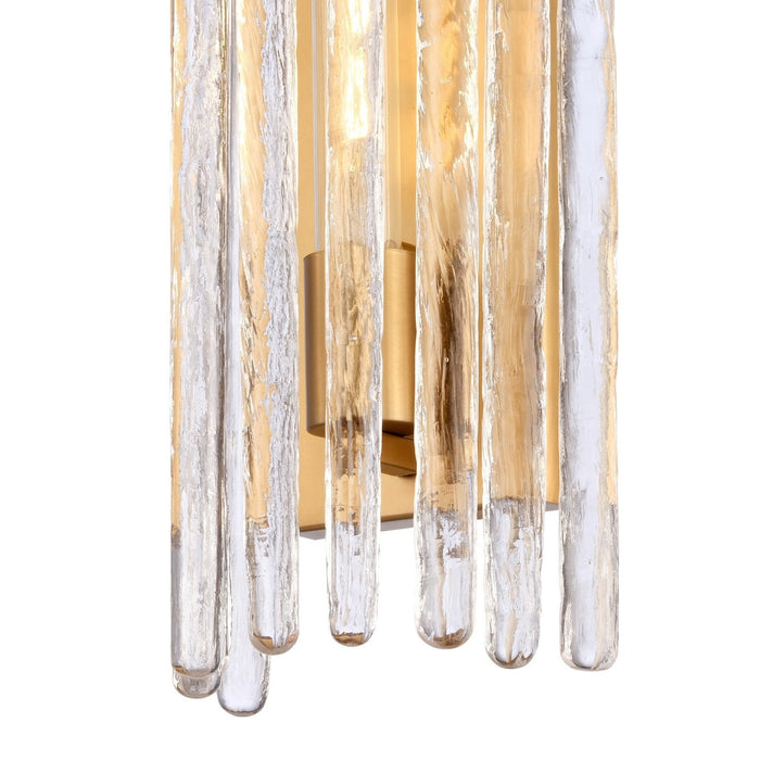 Arabela Lighting - 85106-1 - One Light Vanity - Icicles - Satin Brass