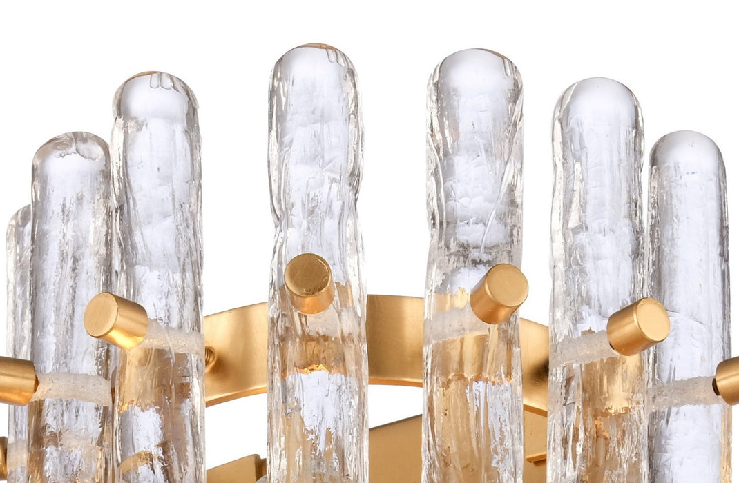 Arabela Lighting - 85106-1 - One Light Vanity - Icicles - Satin Brass