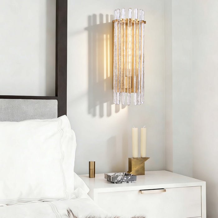 Arabela Lighting - 85106-1 - One Light Vanity - Icicles - Satin Brass