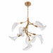 Arabela Lighting - 85190-10 - LED Chandelier - Calla - Satin Brass