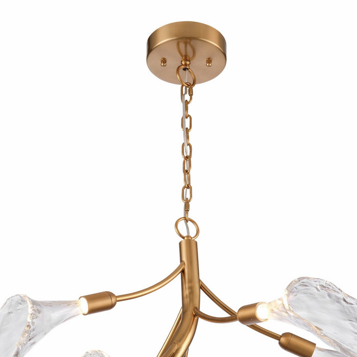 Arabela Lighting - 85190-10 - LED Chandelier - Calla - Satin Brass