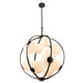 Arabela Lighting - 85270-12 - 12 Light Pendant - Concentro - Dark Bronze