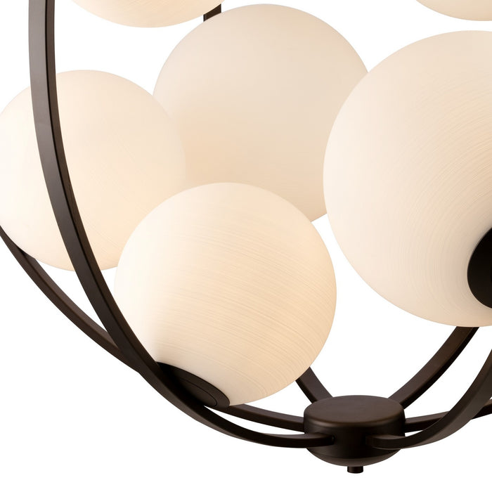 Arabela Lighting - 85270-12 - 12 Light Pendant - Concentro - Dark Bronze