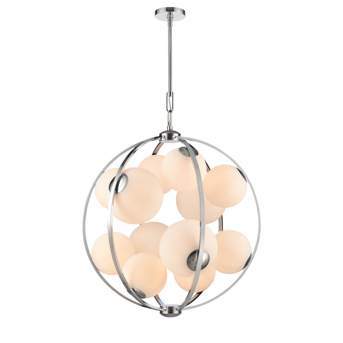 Arabela Lighting - 85370-12 - 12 Light Pendant - Concentro - Polished Chrome