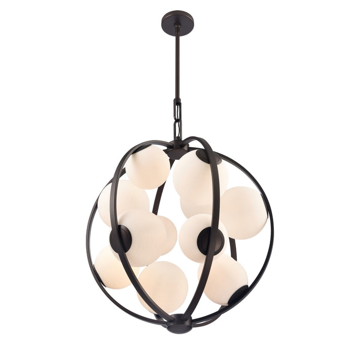 Arabela Lighting - 85271-12 - 12 Light Pendant - Concentro - Dark Bronze